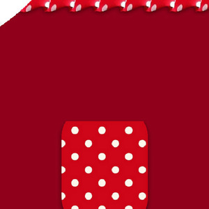 Sleeveless Cotton Tucking Print Apron for Home Work Catering Shops Cleaning Printed Design Red Color Apron - Product Image 5