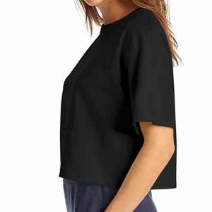 เสื้อยืดกีฬาสำหรับผู้หญิงเสื้อยืดกีฬาโอเวอร์ไซส์โลโก้ออกแบบได้ตามต้องการ - Product Image 5