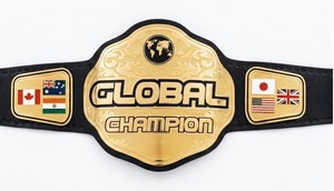 Ceinture de champion de lutte personnalisée, noire, or, rouge, durable, unisexe, équipement d'entraînement d'arts martiaux, ceinture de champion en cuir véritable - Product Image 3