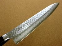 Op maat gemaakte handgesmede Damascus stalen koksmessenset met Pakka houten handvatten, milieuvriendelijk, scherp lemmet, dagelijks gebruik in de keuken, aangepast logo