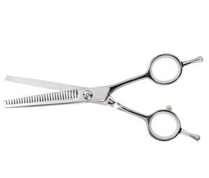 Tijeras de adelgazamiento de cabello de dientes Premium, tijeras de peluquería de acero inoxidable negro, tijeras para el cabello - Product Image 3