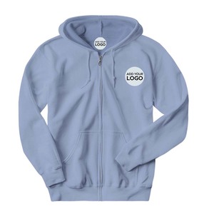 Sweat à capuche personnalisé brodé, 100% coton, sweat à capuche zippé Bella Canvas personnalisé, unisexe - Product Image 6