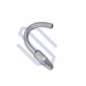 Aspirador de Punta curvada, instrumentos quirúrgicos de acero inoxidable, 4mm, CE - Product Image 2