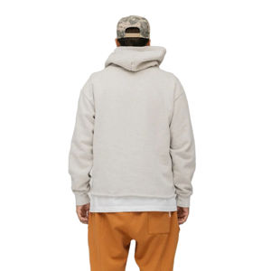 Sudadera con capucha con serigrafía personalizada Unisex 100% algodón French Terry para hombre de gran tamaño para invierno logotipo bordado teñido liso con Oem - Product Image 3