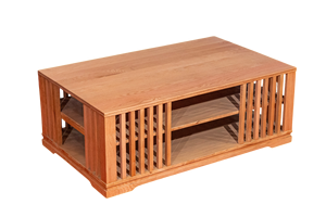 Table basse en bois de frêne classique de haute qualité pour salon - Product Image 2