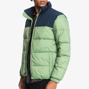 Chaqueta de Invierno Acolchada Personalizada con Bordado para Hombre, Chaqueta Acolchada OEM de Alta Calidad, Chaqueta de Burbuja Acolchada Personalizada de Talla Grande 2026 - Product Image 2