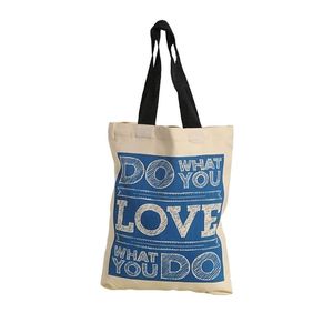 Bolso de mano de lona de algodón orgánico para mujer, bolso de compras elegante de color personalizado, novedad - Product Image 1