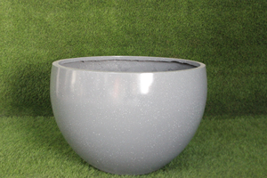 KNT Creations Lightweight Durable Fiberglass Circular Modern Classic Floor pot Offices Mall Resort Outdoor Garden Use All-Season - Product Image 2