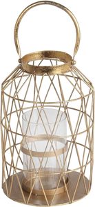 Wholesale Christmas Gift Glass Candle Holder <b>Tea</b> <b>Light</b> Holder With Metal Stand for Home Decors Wholesale Manufacturer Supplier - Product Image 5