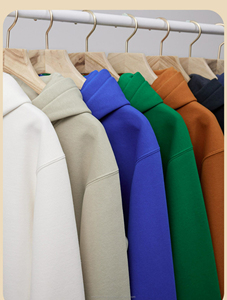 Vêtements pour hommes, sweats à capuche, sweat-shirts, streetwear, 14,1 oz, 400 g/m², polaire chaud, logo personnalisé, imperméable, uni, survêtement d'automne - Product Image 2