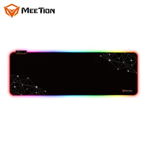 MeeTion PD121 Übergroßes beleuchtetes RGB-Gaming-Mauspad Tastatur pad Rutsch festes Gummi material Mauspad