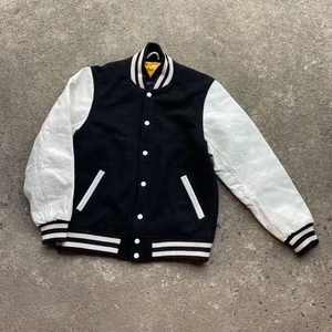 OEM Custom Unisex Winter Wool Bomber <b>Jacket</b> Chenille Patches PU <b>Varsity</b> <b>Vintage</b> Letterman University <b>Jacket</b> Embroidered Coated - Product Image 3