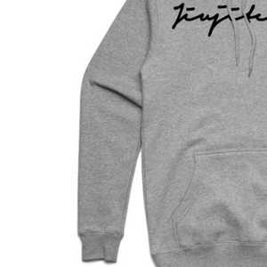 Sudadera con capucha para hombre Core Signature-Gris, algodón pesado-Mezcla de poliéster, ajuste regular, aislado y cómodo para el uso diario - Product Image 5