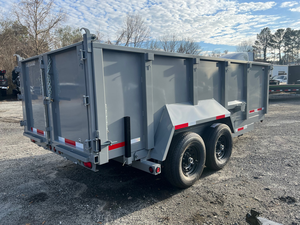 Hot Selling Hydraulic <b>Farm</b> Gooseneck Dump <b>Trailer</b> Heavy Duty Various Colors High Productivity 10m Tow Bar 2-Year Gear Motor - Product Image 4
