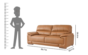 Royaloak <span class=keywords><strong>Miami</strong></span> mỹ da <span class=keywords><strong>sofa</strong></span> Ba chỗ ngồi - Product Image 6
