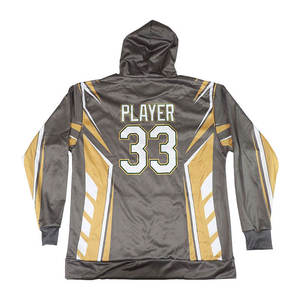 Sudadera con capucha de invierno de manga larga para hombre personalizada hecha de 100% algodón poliéster Disponible en Gris - Product Image 2
