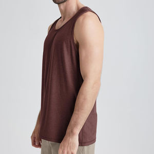 Débardeur haute performance, design classique, look streetwear, couleur unie, look élégant, débardeur pour homme - Product Image 4