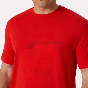 เสื้อยืดผ้าฝ้ายเฮฟวี่เวทคุณภาพสูงออกแบบได้ตามต้องการเครื่องแต่งกายแนวสตรีทพิมพ์ลายแบบเรียบ - Product Image 6