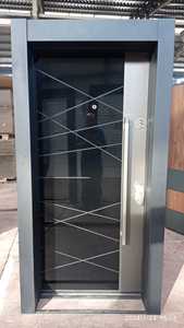 Porte intérieure en acier ABSDOOR MOTIF avec aspect feuille brillant Prix d'usine direct pour l'entrée Villa Hôtel Appartements et entrées - Product Image 3