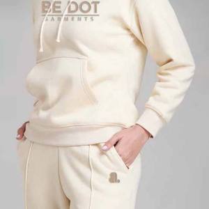 Ensemble de survêtements d'hiver respirants à séchage rapide pour femmes 100% coton épais survêtement ras du cou à blocs de couleurs - Product Image 4