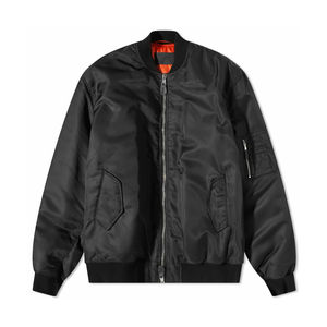 Blousons aviateur pour hommes de haute qualité, logo imprimé personnalisé, marque privée, vêtements d'hiver, OEM, blouson aviateur personnalisable pour hommes - Product Image 1