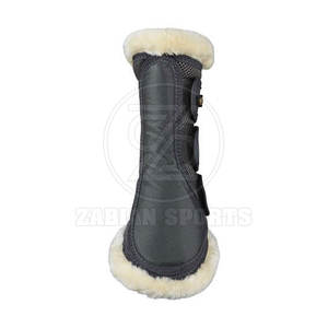 Ensemble complet de bottes de voyage pour chevaux avec sangles de sécurité pour les pattes avant et arrière Bottes de voyage pour chevaux hautes avec attaches solides - Product Image 4