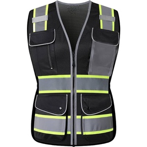 Chaleco de alta visibilidad de malla de poliéster 100% Chaleco de seguridad de alta visibilidad personalizado - Product Image 1