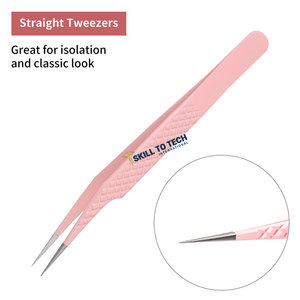 Pince à épiler Volume en acier inoxydable de précision de qualité supérieure pour les extensions de cils professionnelles Design personnalisé Garantie de prix - Product Image 2