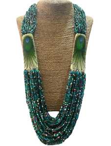 Venta caliente semilla con cuentas Pavo Real diseño collar vintage joyería por Rawat artesanías - Product Image 2