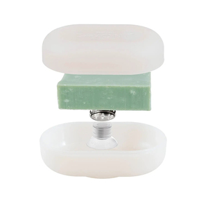 Leaders dans la fourniture de porte-savon magnétique de qualité exceptionnelle fabriqué en plastique océanique recyclé Boîte de voyage Système de savon flottant - Product Image 1