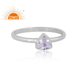 Best Selling Sterling Silver Natural Larimar Gemstone <b>Statement</b> <b>Ring</b> Custom Jewelry For Women Gift For Her - Product Image 3