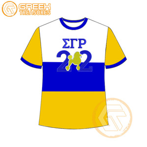 Venta al por mayor Sigma Gamma Rho mujeres camiseta hermandad ropa algodón Jersey alta calidad transpirable camiseta mujeres ropa griega - Product Image 1