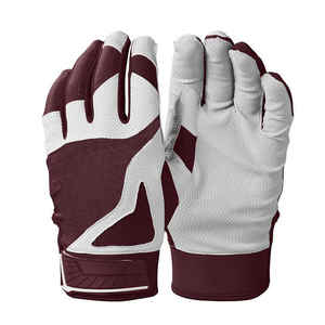 Gants de receveur de baseball de qualité professionnelle personnalisés OEM Top Design Gants de frappeur en cuir de la meilleure qualité - Product Image 2