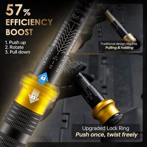 <span class=keywords><strong>Clé</strong></span> dynamométrique 1/2 <span class=keywords><strong>pouces</strong></span> 10-160 FT.LB/10-227 Nm avec anneau de verrouillage amélioré ± 3% haute précision - Product Image 3