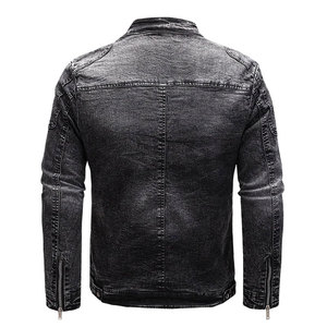 100% Cotton Denim <b>Jackets</b> <b>Men</b> Casual Solid Color Pocket <b>Thin</b> <b>Jacket</b> For <b>Men</b> Style High Quality <b>Men</b> Clothing Denim <b>Jacket</b> - Product Image 2