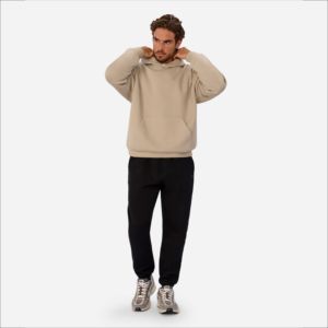 Sweat-shirts à capuche en coton 100% de qualité supérieure, faible MOQ, épaules tombantes, entraînement en salle de sport, couleurs personnalisées, tissu polaire unisexe, port quotidien - Product Image 2