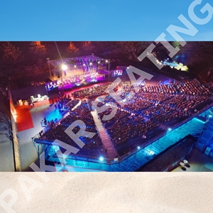 Portable Pakar Sièges Festival 2 Tribune Escaliers Toit Blanchisseur EN13200 Sûr Intérieur Sports de Plein Air Événements Divertissement - Product Image 3