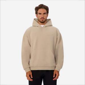 Sweat-shirts à capuche en coton 100% de qualité supérieure, faible MOQ, épaules tombantes, entraînement en salle de sport, couleurs personnalisées, tissu polaire unisexe, port quotidien - Product Image 3