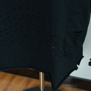 Camisetas con Capucha para Hombre al por Mayor, OEM, Personalizadas, Manga Corta, 100% Algodón, Holgadas, Lisas, con Relieve - Product Image 6