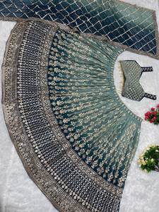 ชุดแต่งกายสำหรับงานเลี้ยงและงานแต่งงานผ้าบางมีคุณภาพสูงผ้าจอร์เจียแบบปักสำหรับงานเลี้ยงและงานแต่งงาน - Product Image 3