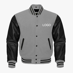 2025 Unisex Men's Polyester/Cotton Letterman Varsity <b>Jacket</b> College Stand <b>Patches</b> New Wholesale Bomber Baseball Outdoor Front - Product Image 3