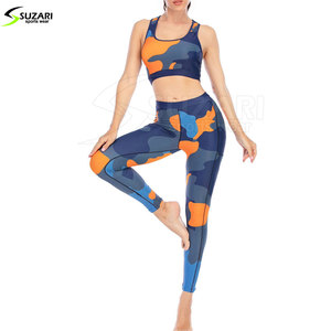 Vente chaude Femmes Workout Fitness Yoga Set Top Tendance XXL Taille Haute Personnalisable Taille Plus Pris En Charge Pas Cher Prix De Gros - Product Image 4