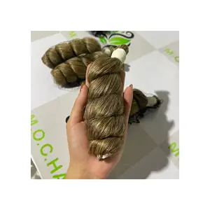 Groothandel Virgin Haar Cuticula Uitgelijnd Losse Golf Blond Human Hair Extension Double Drawn Human Hair Extension Leveranciers