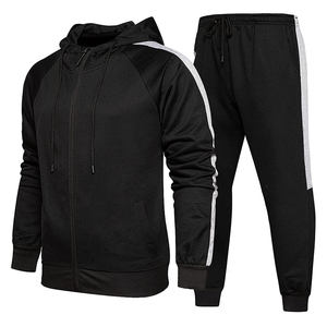Conjunto Deportivo de Chándal para Hombre, con Cierre, Estampado o Liso, al por Mayor - Product Image 3