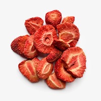Super Heerlijke Handgemaakte Biologische Gedroogde Aardbeien Natuurlijk Fruit Smaak Vacuüm Pack Medium/Groot Formaat Fabriek Direct Premium