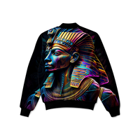 Chaqueta bomber personalizada con impresión 3D de sublimación completa, nuevo diseño, chaquetas unisex para hombres y mujeres