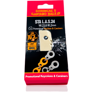 STA L.34 W.25 <b>S</b>.2mm Locking <b>Hook</b> Feet 25 Pack Promotional Keychains & Carabiners - Product Image 2