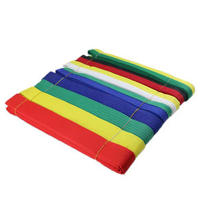 Cinturones de Karate con Logotipo Frontal Personalizable, Duraderos, Ligeros, Transpirables, 100% Algodón para Entornos Deportivos y de Aprendizaje - Product Image 3