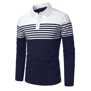 Polos de diseño de gran venta, camisetas de poliéster de Color sólido con logotipo personalizado, uniformes de Polo de Golf, polos bordados para hombre - Product Image 2