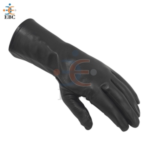 ถุงมือตรวจจับเข็ม ถุงมือกันเหงื่อสำหรับนักบิน ถุงมือยาวถึงข้อมือ ถุงมือหนังแกะนัปป้า ถุงมือหนังที่เป็นมิตรกับสิ่งแวดล้อม - Product Image 5